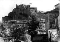 "Colegiata y pueblo". Ricardo Compairé Escartín. Alquézar
