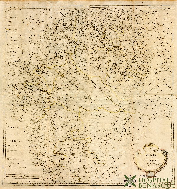 Mapa del Reyno de Aragon. Thomas Lopez