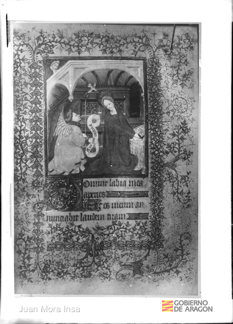 Anunciación a la Virgen María. Juan Mora Insa