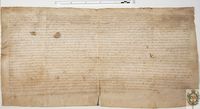 Pedro IV confirma el privilegio de Alfonso IV por el que concedía a los habitantes de Almudévar y de su aldea de Torralba de Aragón la inmunidad de diversos impuestos comerciales por toda la Corona (lezdas, peajes, guiajes, herbajes, etc.), así como del monedaje, especificando que el resto de las aldeas deberán pagarlo a la villa