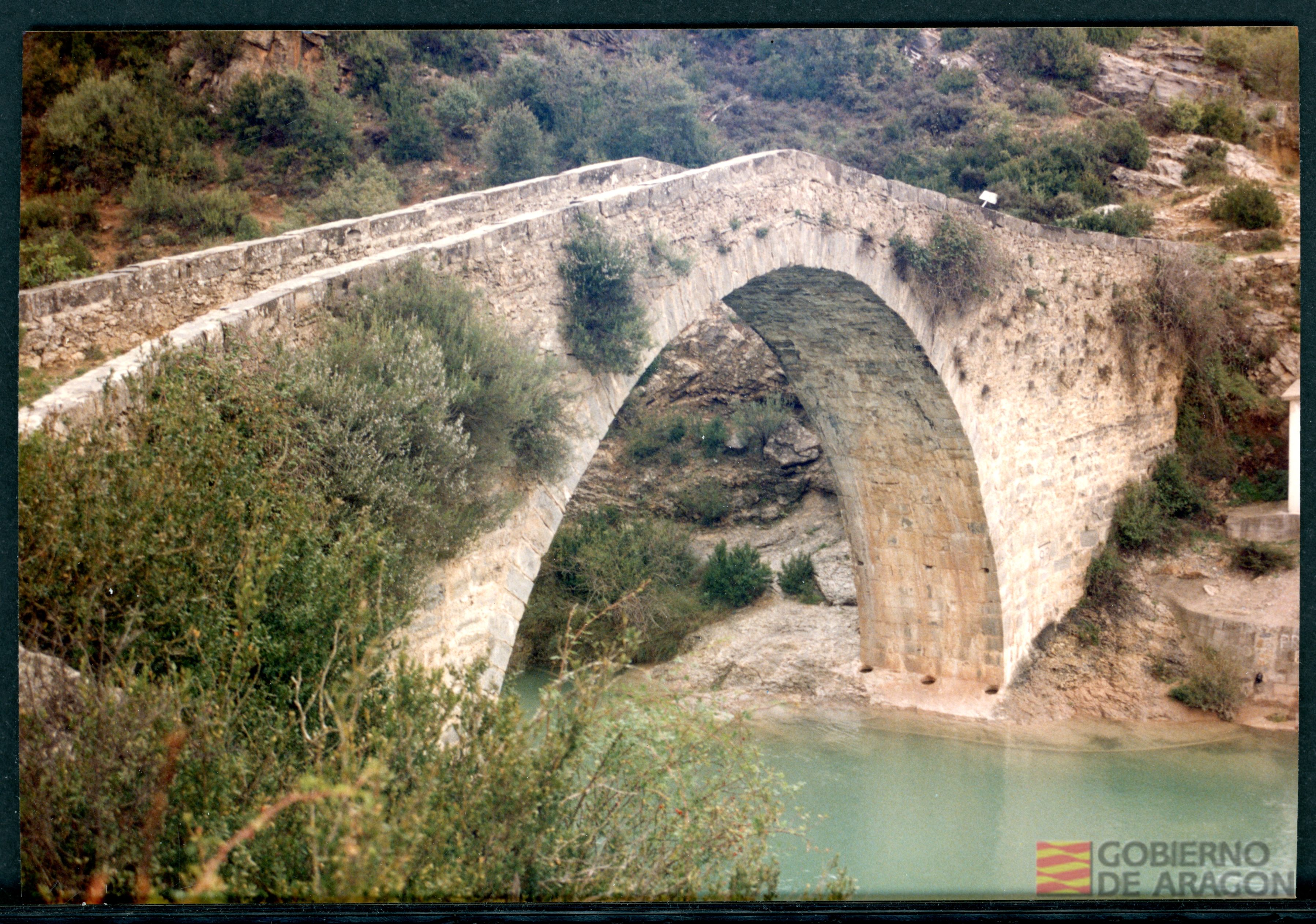 Puente sobre el río Alcanadre. Crespo Yagüe, Ángel. Pedruel