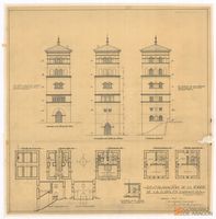 Restauración de la torre de la Zuda en Zaragoza. Zaragoza