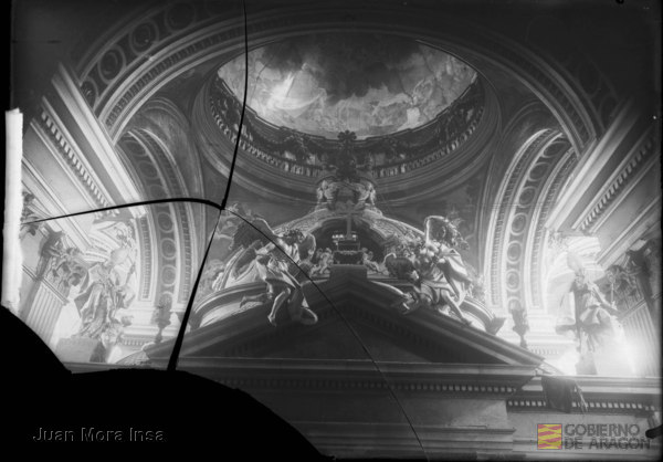 "Zaragoza. Sta. Capilla del Pilar. Autor: D. Ventura Rodríguez.". Juan Mora Insa