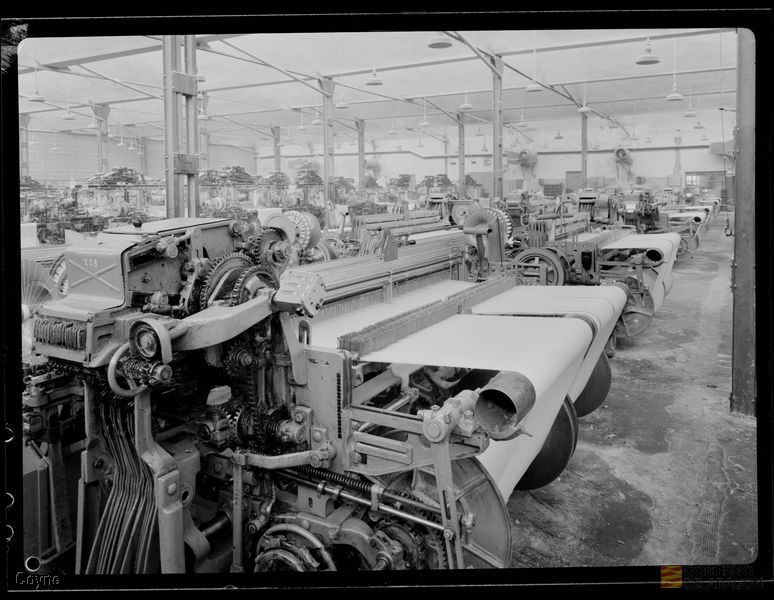 Interior de la fábrica Textil Tarazona. Manuel Coyne