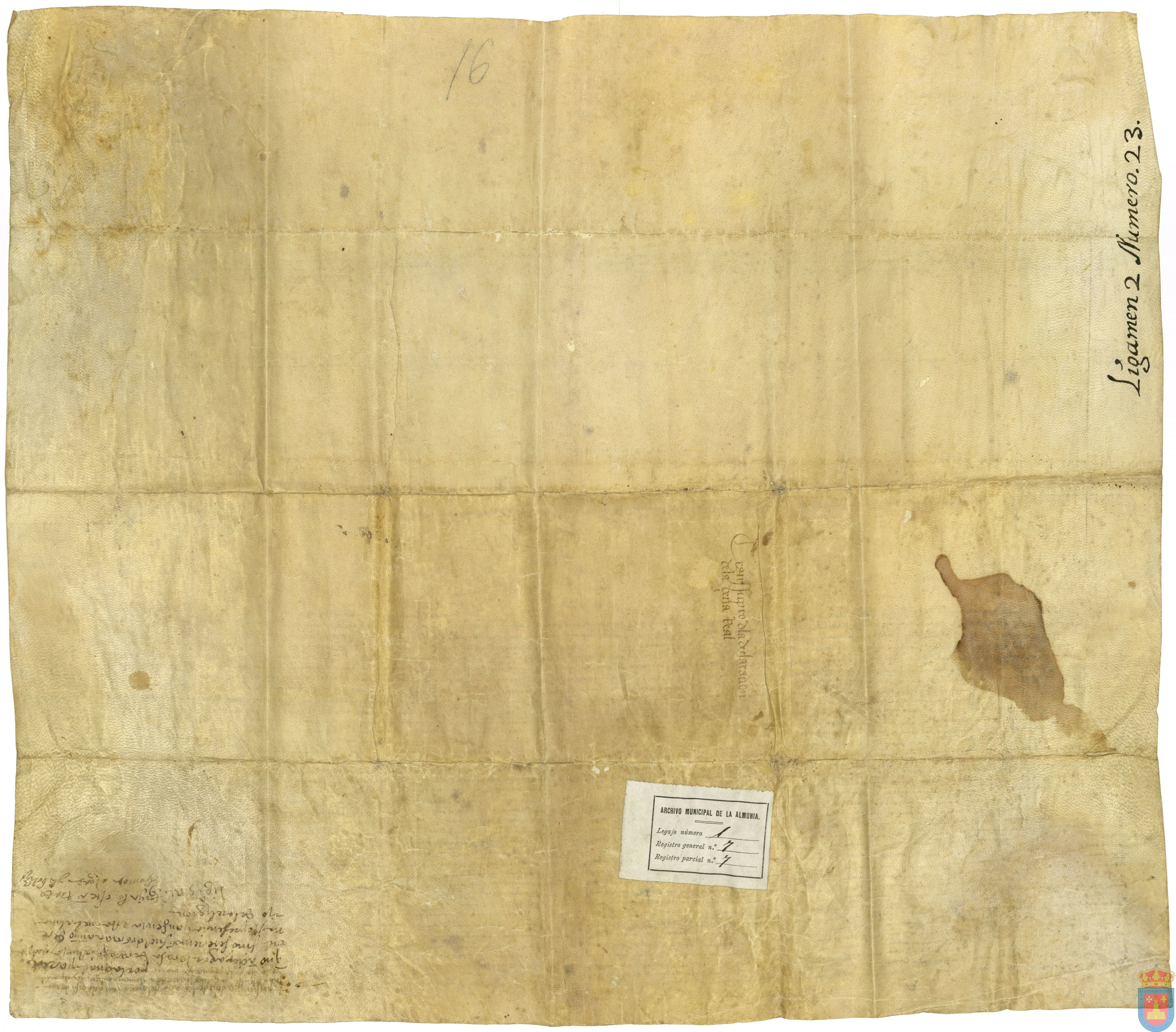 Declaración de la cena real de la Casa de San Juan de Jerusalén y de los pueblos de La Almunia, Cabañas y Alpartir.