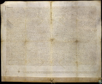Proceso ante Jaime Arenes, lugarteniente de Juan de Lanuza, Justicia de Aragón, iniciado por Juan Sasala, presbítero de Ballobar, contra el concejo y aljama de moros de Mequinenza, por la otra, por un censal de 280 sueldos jaqueses anuales, y 3.384 sueldos y 7 dineros de propiedad, que los denunciados rechazaban pagar, que acaba con una sentencia condenatoria para los denunciados