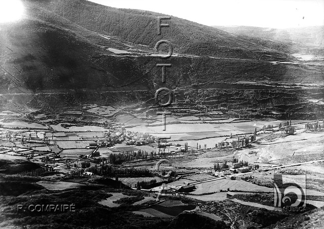 "Vista desde Lierde". Ricardo Compairé Escartín. Villanúa