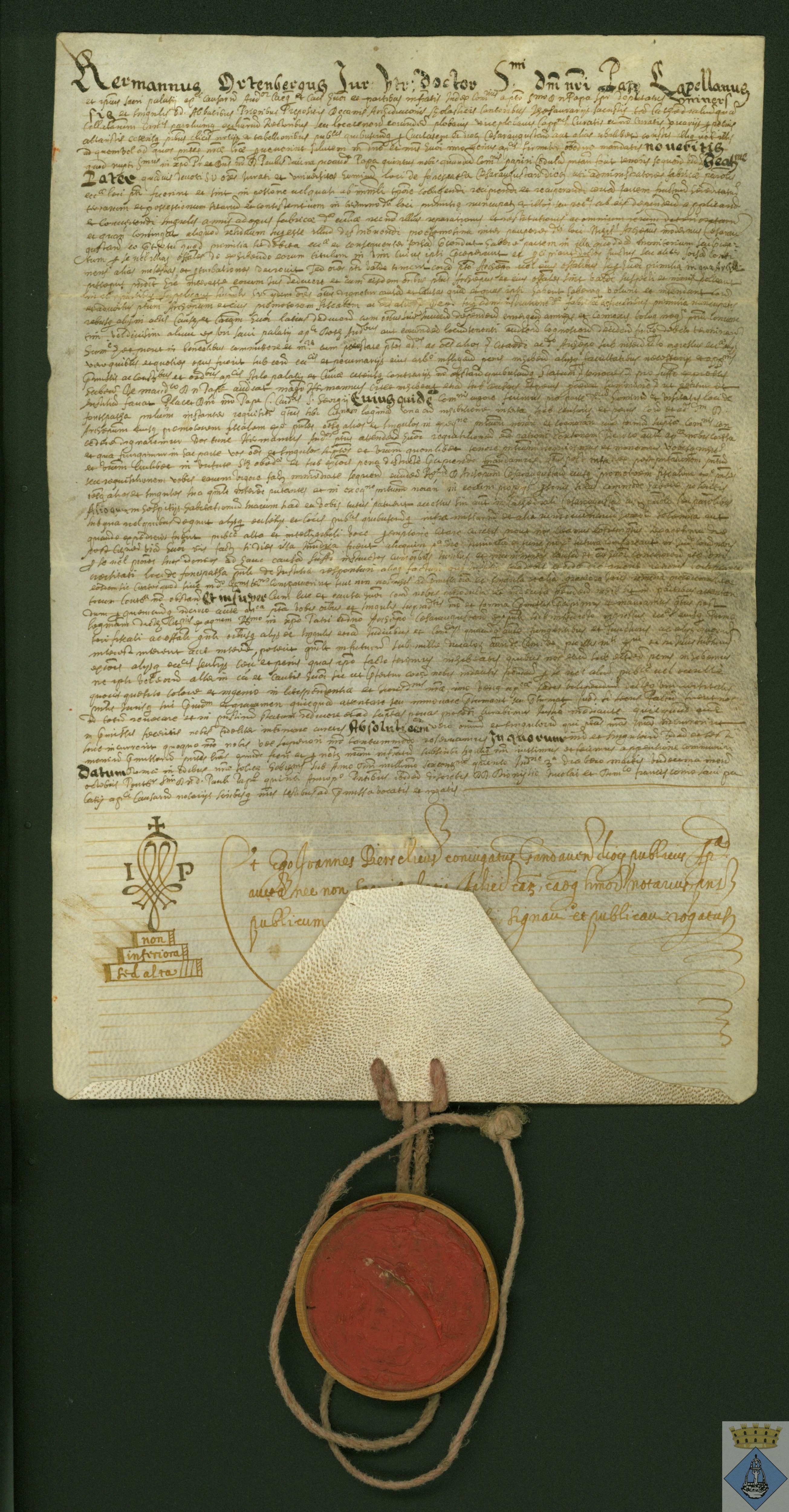 Decreto dirigido a la diócesis de Zaragoza sobre las primicias de Fuentespalda