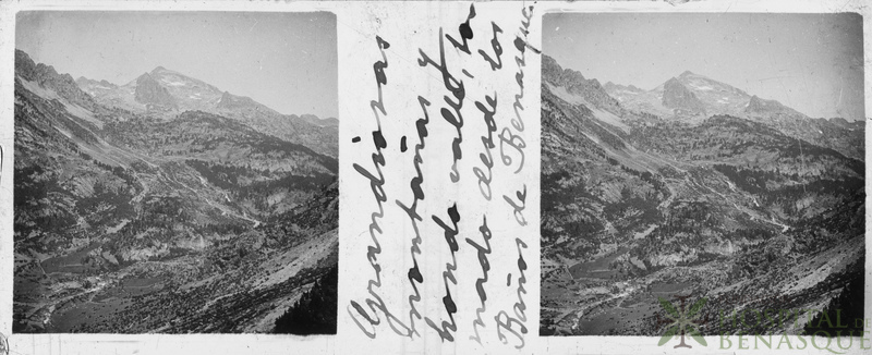 Vista general desde los Baños de Benasque.