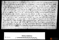 Juan de Español de Ramio y su mujer María venden al convento de Casbas y su abadesa Urraca sus derechos en el molino llamado de Pedro Larrés, en el término de Peralta de Alcofea, que puede moler con agua del Alcanadre, por precio de 50 sueldos jaqueses