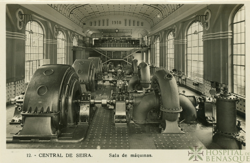"12. Central de Seira. Sala de máquinas."