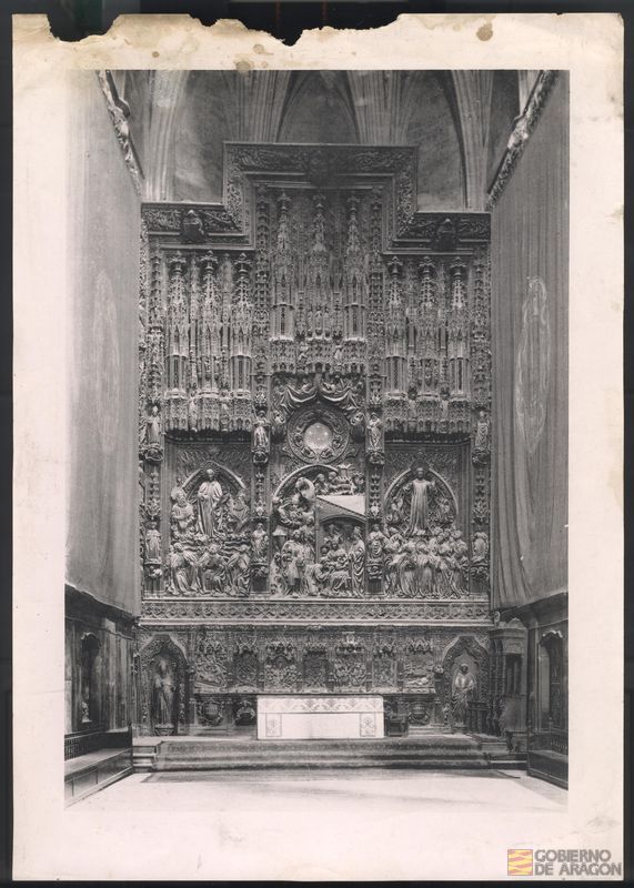 Retablo mayor de la catedral de San Salvador (la Seo).