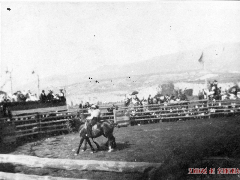 Plaza de toros de Sabiñánigo en 1929
