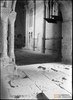 Alcañiz (Teruel). Iglesia del castillo de Puy Pinós. Interior con columnas. José Galiay Sarañana