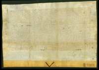 Martín I, rey de Aragón, a petición de los hombres de Jaca, confirma algunos de sus privilegios que se habían destruído y que se hallaban recogidos en el Libro de la Cadena