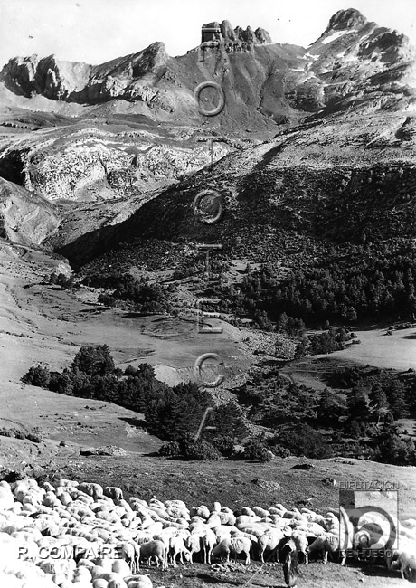 "Cabaña de Lecherín". Ricardo Compairé Escartín. Villanúa