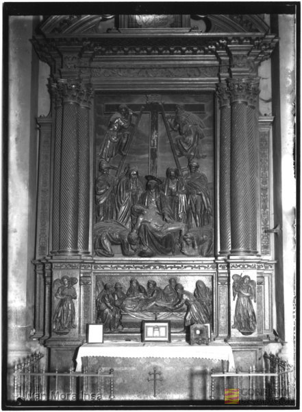 "Calatayud, Zaragoza, iglesia del Sepulcro. Descendimiento. ". Juan Mora Insa