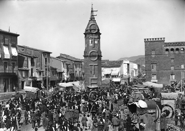 "Ayerbe. Feria". Ricardo Compairé Escartín. Ayerbe