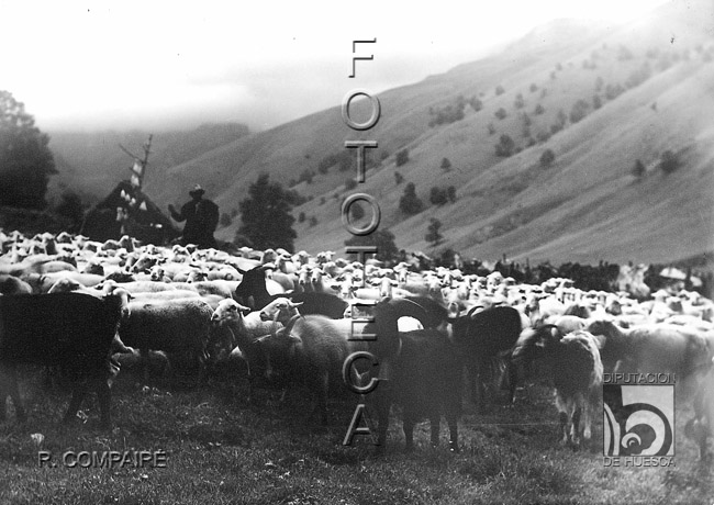 "Una cabaña en Guarrinza". Ricardo Compairé Escartín. Valle de Guarrinza