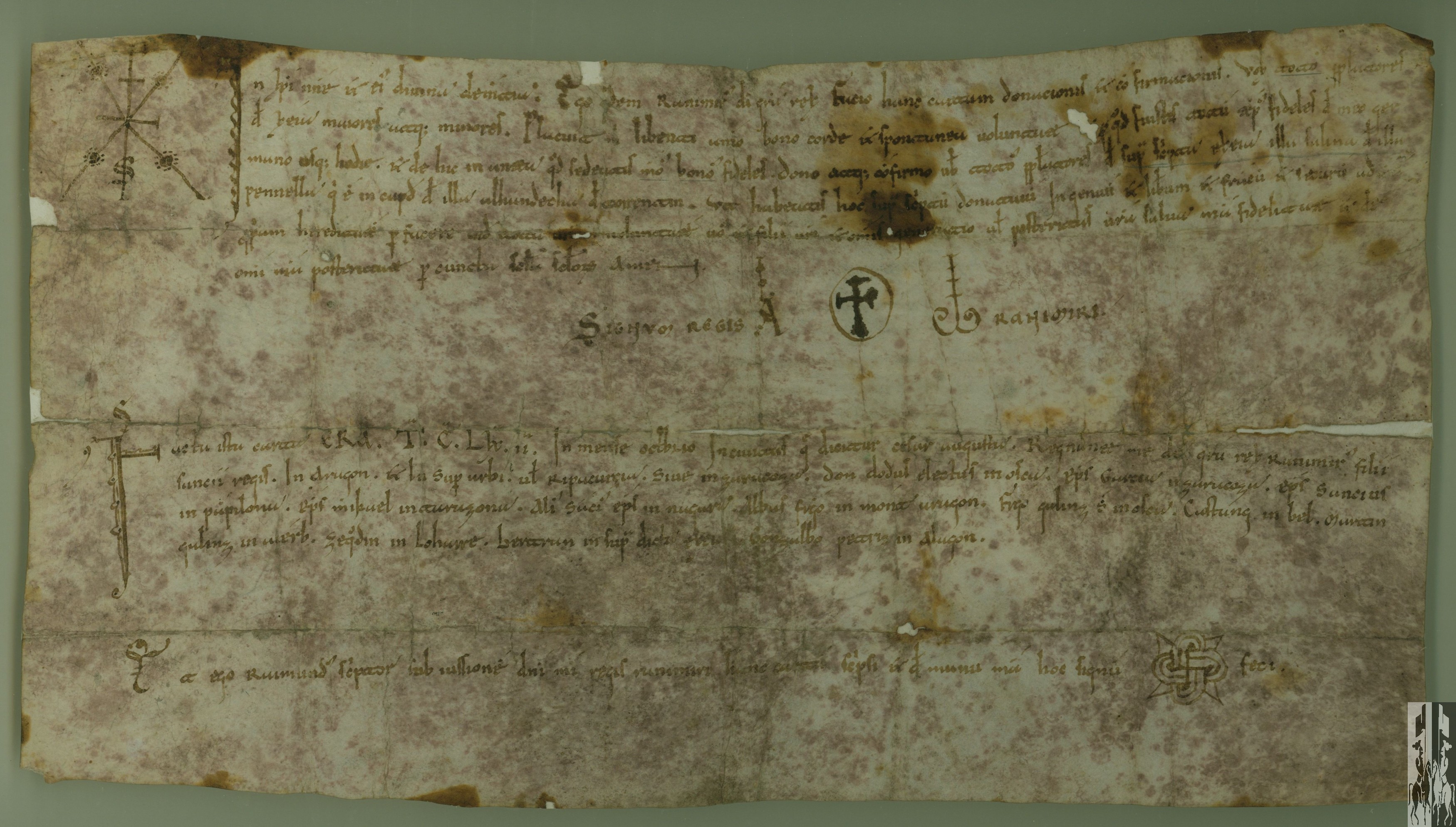 Ramiro II, rey de Aragón, entrega a los pobladores de Ejea de los Caballeros la salina de la Penella.