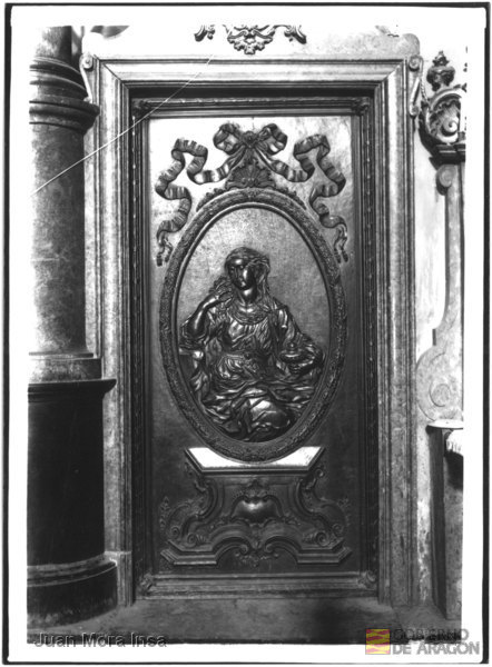"Calatayud, Zaragoza, iglesia del Sepulcro. Puerta de entrada al coro.". Juan Mora Insa