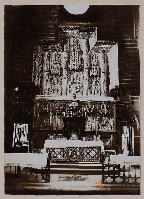 "Retablo de alabastro procedente de Montearagon"