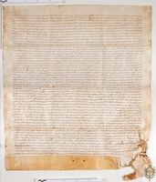 Pedro IV, ante las súplicas del concejo de Almudévar y sus aldeas debidas a su enorme pobreza por la esterilidad del tiempo, pestes y subsidios para la Guerra de Castilla, aprueba una reducción de la peita anual de 12.000 a 3.000 sueldos jaqueses, por el plazo de 10 años, con el objetivo de que la villa se recupere