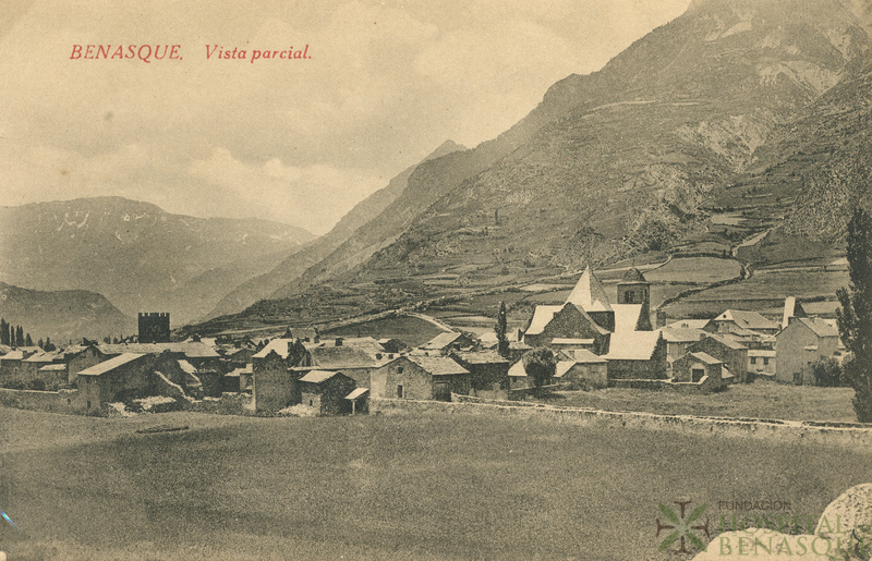 "Benasque. Vista parcial."