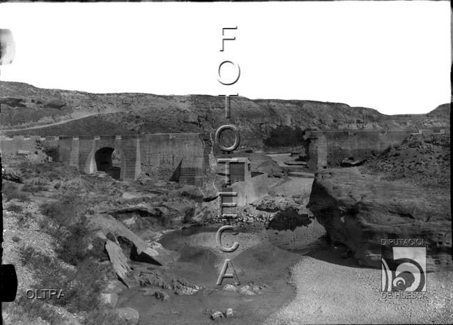 "Destrozos de la guerra. Puente". José Oltra Mera. Venta Ballerías