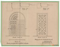 Puerta prinicpal del castillo de Alcañiz. Postigo para la Catedral de Teruel. Alcañiz