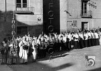 "Procesión por la catedral". Ricardo Compairé Escartín. Huesca