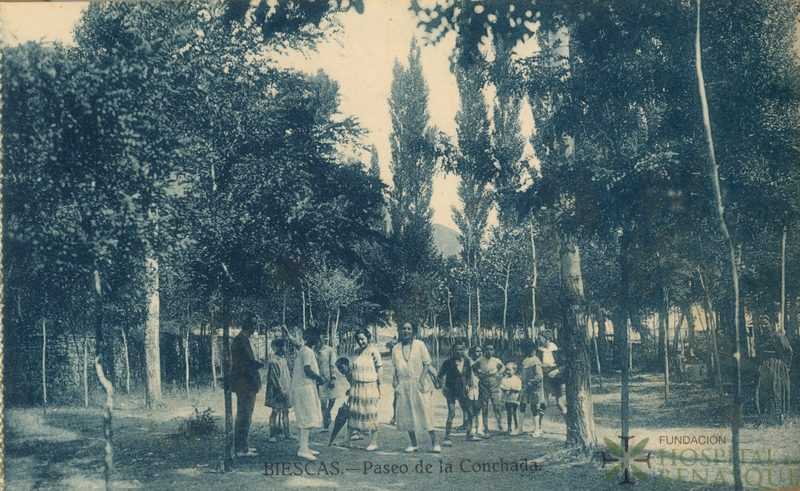 "Biescas. Paseo de la Conchada."