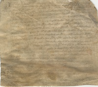 Carta de venta de un trozo de tierra situado en la partida «Las lomas de San Martín», término de Mirambel, otorgada por Juan de Provenza, vecino de Valencia, en favor del Concejo de Mirambel por precio de 45 sueldos jaqueses