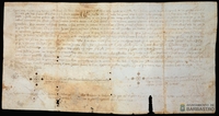 Jaime II de Aragón confirma a la ciudad de Barbastro privilegios anteriores por los que los jurados electos no tienen necesidad de confirmación real, establece que el Justicia sea confirmado por el rey o el baile general y el pago de 25 sueldos jaqueses por el sello real de confirmación