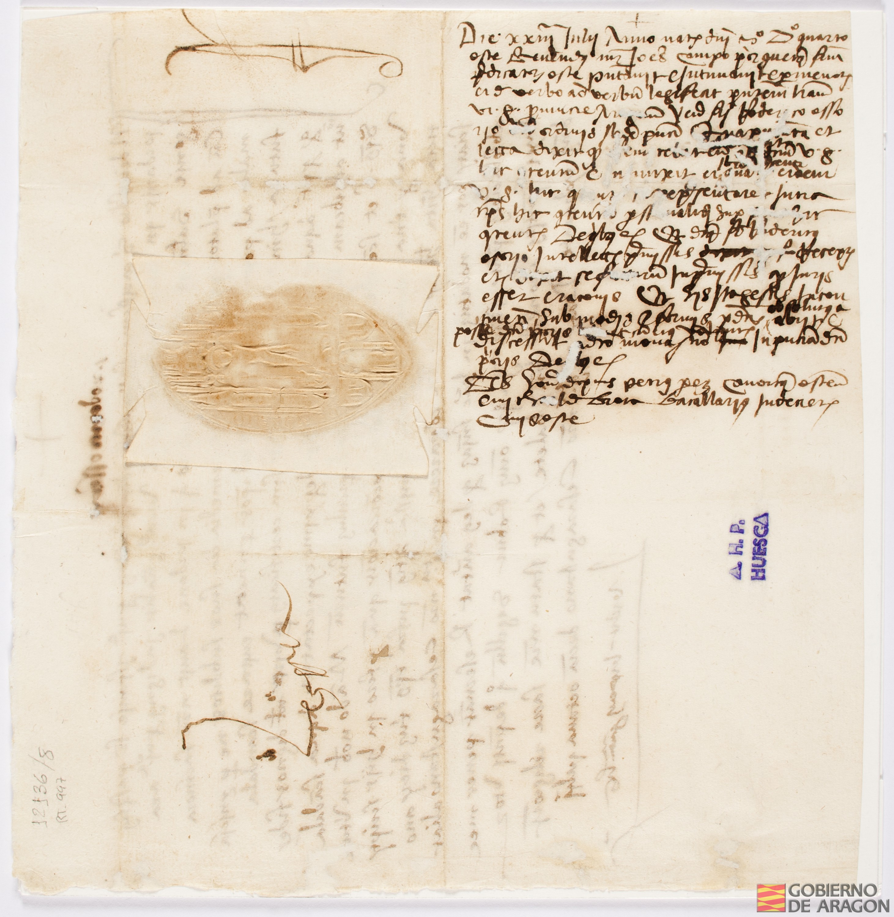Fray Pascual Jordán, vicario general de la Orden de Predicadores en la provincia de Aragón, manda a Fray Rodrigo Osorio comparecer ante él en el convento de Zaragoza.