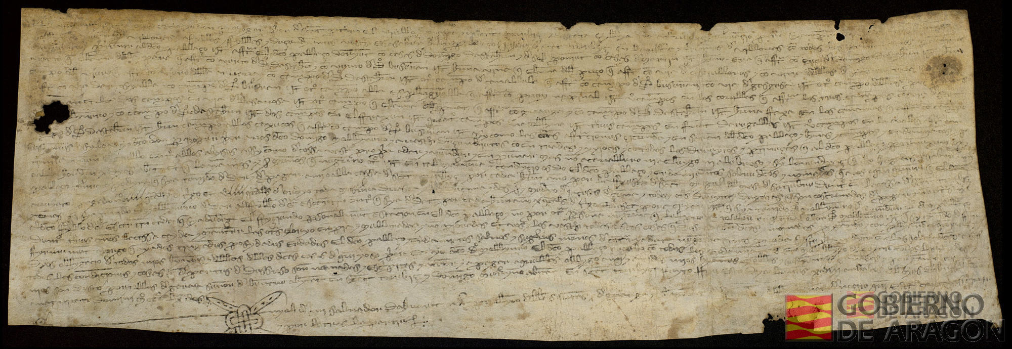 Pedro García, prior de San Pedro el Viejo de Huesca, San Úrbez y Santa Cilia, entrega a treudo un palacio en la villa y término de Villobas