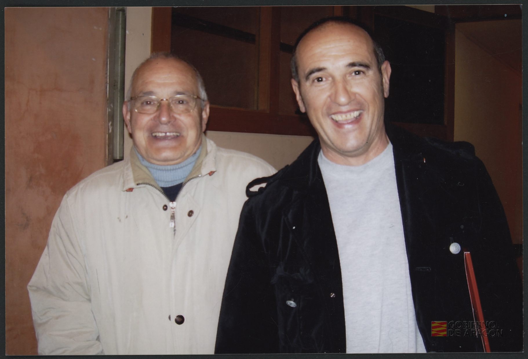 Ángel Conte Cazcarro junto con Eduardo Paz