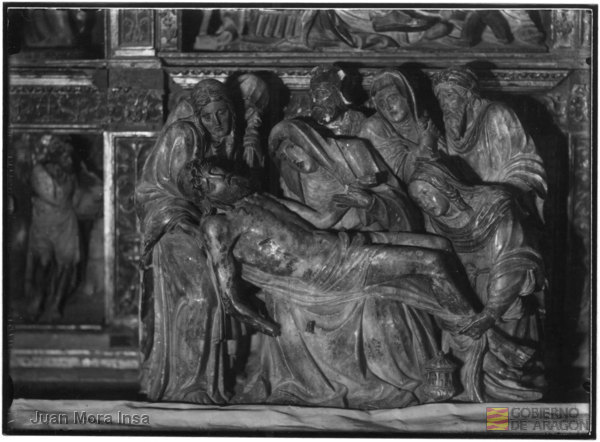 "Monasterio de Sigena, Huesca. Detalle del retablo de Jesús. Estilo: Renacimiento. ". Juan Mora Insa
