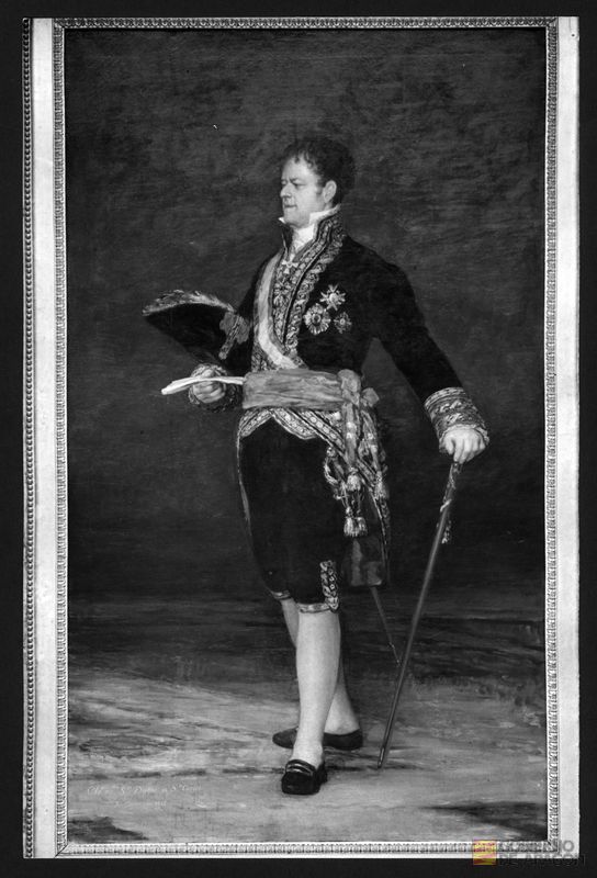 Retrato de José Migue de Carvajal - Vargas y Manrique, II Duque de San Carlos pintado por Goya