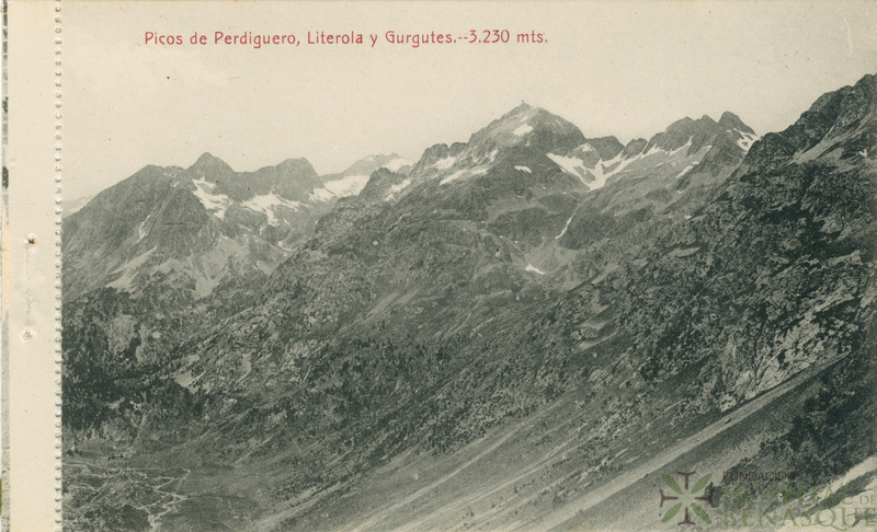 "Picos de Perdiguero, Literola y Gorgutes. 3.230 mts."
