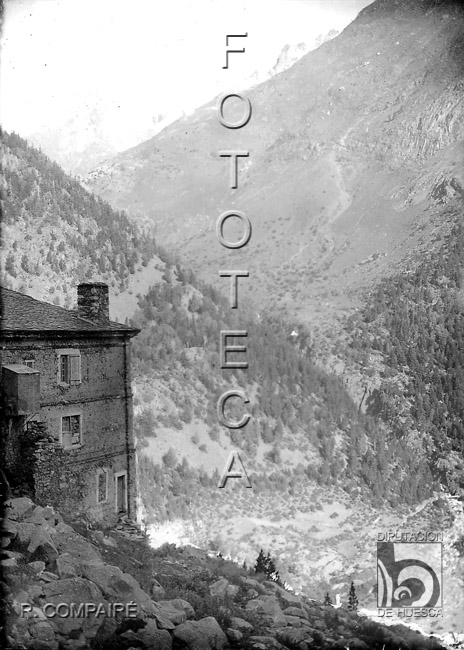 "Literola desde los Baños". Ricardo Compairé Escartín. Benasque