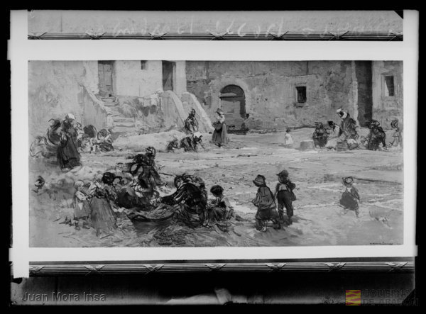 Pintura de Mariano Barbasán. Juan Mora Insa