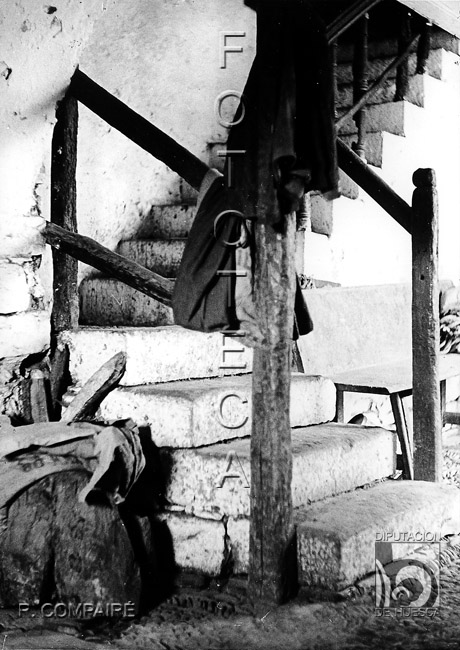 "Escalera Casa Isábal". Ricardo Compairé Escartín. Lárrede