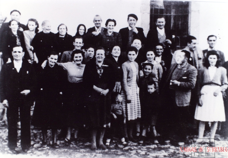 Día de la venta en Secorún en febrero de 1950