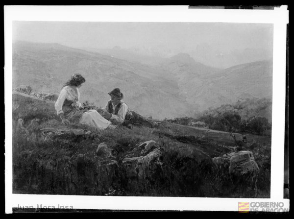 Pintura de Mariano Barbasán. Juan Mora Insa