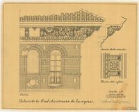 Palacio de la Real Maestranza de Zaragoza. Frente. Zaragoza