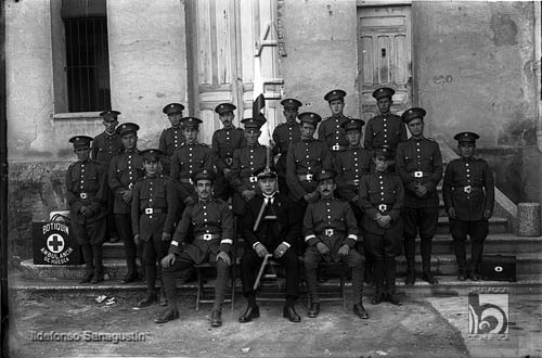 Voluntarios de Cruz Roja. Ildefonso San Agustín. Huesca
