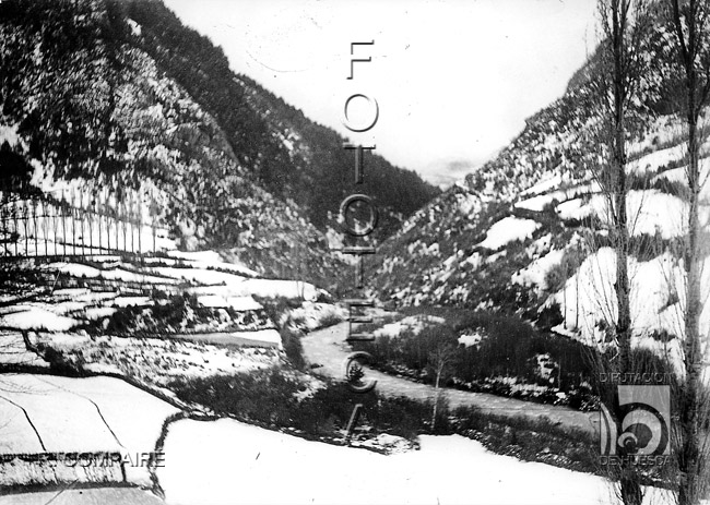 "El Valle nevando". Ricardo Compairé Escartín. Sallent de Gallego