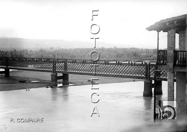 "Puente sobre el Cinca". Ricardo Compairé Escartín. Fraga