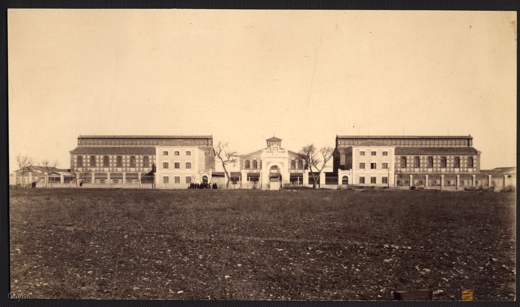 Antiguo Matadero Municipal de Zaragoza, en calle Miguel Servet, hoy Centro Cívico "Salvador Allende"